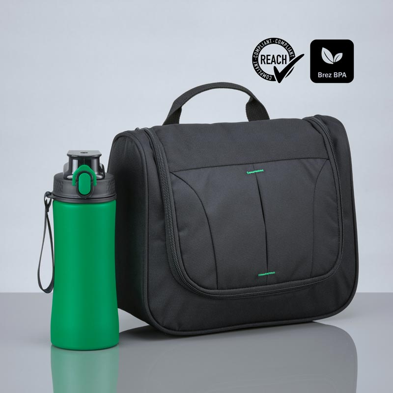 Darilni set Primo Urban: kozmetična torbica in jeklena steklenica 550 ml