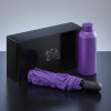 Darilni set Active: jeklena termo steklenica 500 ml in avtomatski dežnik