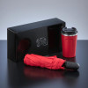 Darilni set Traveller: termo skodelica Nordic 350 ml in polnoavtomatski dežnik