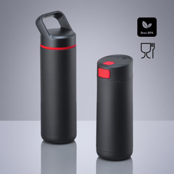 Darilni set Expedition: Termo skodelica 450 ml & jeklena steklenica 650 ml