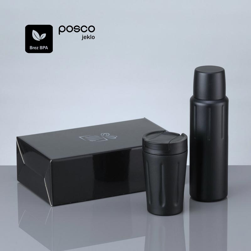 Darilni set Scandic: Termo skodelica 350 ml & termovka 750 ml