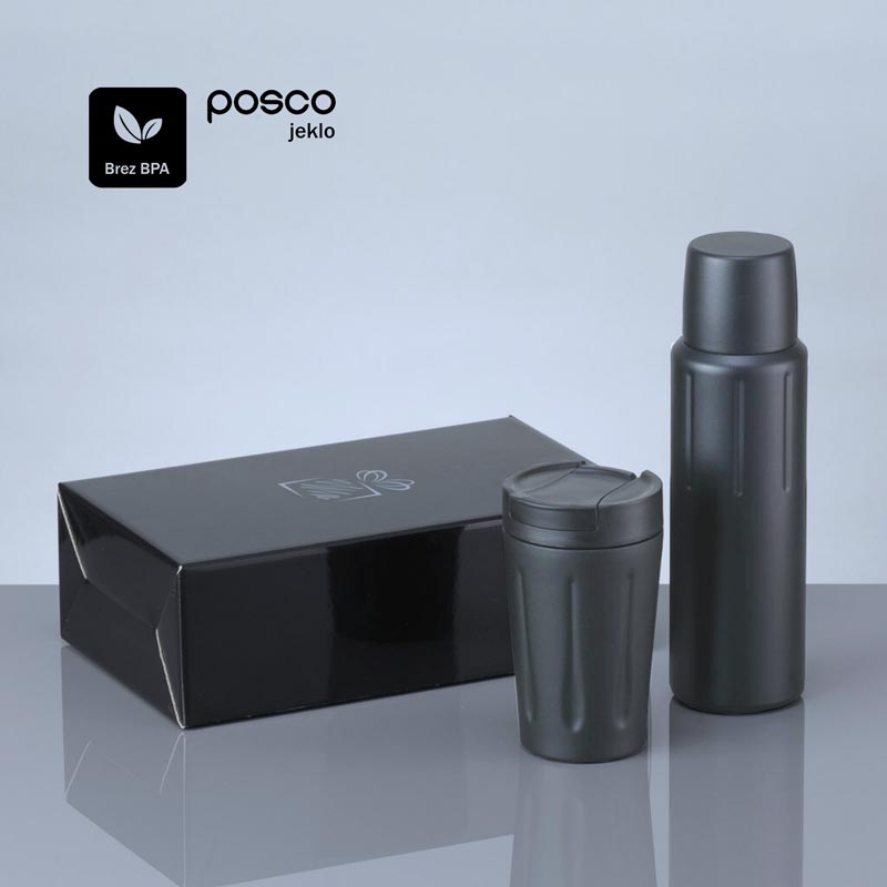 Darilni set Scandic: Termo skodelica 350 ml & termovka 750 ml